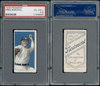 1909-11 T206 Fred Burchell Piedmont 350 PSA 4.5 front and back of card