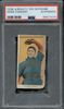1910 T206 Dode Paskert With Frame American Beauty 350 PSA A front of card