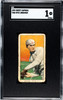 1909 T206 Vive Lindaman Sweet Caporal 150 SGC 1 front of card