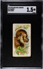 1910 E29 Philadelphia Caramel Monkey Zoo Cards SGC 1.5 front of card