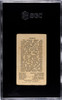 1910-11 T113 Types of Nations Samoa Sub Rosa SGC 2 Back of card