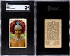 1910-11 T113 Types of Nations Samoa Sub Rosa SGC 2 front and back of card