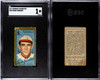 1911 T205 Frank Corridon Piedmont SGC 1 front and back of card