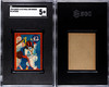 1949 Karuta JK 33 NE Catcher Small Red Border SGC 5 front and back of card
