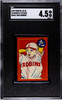 1949 Karuta JK 33 TA Robin's Pitcher Small Red Border SGC 4.5 front of card
