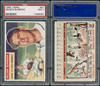 1956 Topps Nelson Burbrink #27 PSA 7 front and back of card