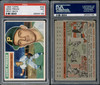 1956 Topps Gene Freese Gray Back #46 PSA 7 front and back of card