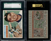 1956 Topps Billy Pierce #160 SGC 7 front and back of card