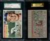 1956 Topps Johnny Podres #173 SGC 7 front and back of card