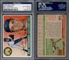 1955 Topps Ray Herbert #138 PSA Authentic Auto front and back of card