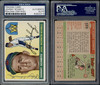 1955 Topps Johnny Schmitz #159 PSA Authentic Auto front and back of card