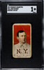 1909 T206 John McGraw Portrait, No Cap Piedmont 150 SGC 1 front of card