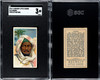 1910 T113 Types of All Nations Arabia Recruit Little Cigars SGC 3 front and back of card