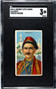 1910 T113 Types of All Nations Egypt Recruit Little Cigars SGC 3 front of card