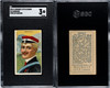 1910 T113 Types of All Nations Germany Recruit Little Cigars SGC 3 front and back of card