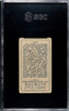 1910 T113 Types of All Nations Java Recruit Little Cigars SGC 2.5 Back of card