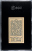 1910 T113 Types of All Nations Java Recruit Little Cigars SGC 3 Back of card