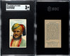 1910 T113 Types of All Nations Madagascar Recruit Little Cigars SGC 3 front and back of card