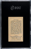 1910 T113 Types of All Nations Scotland Recruit Little Cigars SGC 4.5 Back of card