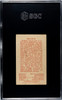 1910 T113 Types of All Nations Belgium Sub Rosa Little Cigars SGC 4.5 back of card
