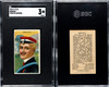1910 T113 Types of All Nations Germany Sub Rosa Little Cigars SGC 3 front and back of card