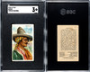 1910 T113 Types of All Nations Mexico Sub Rosa Little Cigars SGC 3 front and back of card