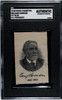 1910 S77 Mogul Cigarettes Benjamin Harrison U.S. Presidents SGC A front of card