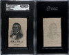 1910 S77 Mogul Cigarettes Millard Fillmore U.S. Presidents SGC A front and back of card