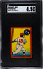 1949 Karuta JK 33 HE Player #15 Small Red Border SGC 4.5 front of card