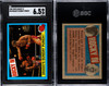 1985 Topps Rocky IV Drago's Sunday Punch #53 SGC 6.5 front and back of card