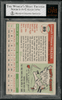 1955 Topps Joe Frazier #89 BVG Authentic Auto back of card
