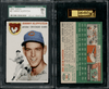 1954 Topps Johnny Klippstein #31 SGC 7.5 front and back of card