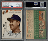 1954 Topps Bill Taylor #74 PSA Authentic Auto front and back of card