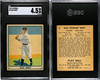 1941 Play Ball Max West #2 SGC 4.5 front and back of card