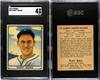 1941 Play Ball Happy Milnar #33 SGC 4 front and back of card