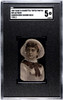 1887 N89 Duke's Cigarettes Tinted Photos Actress Maroon Bow Around Neck Type 2 SGC 5 front of card