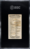 1888 N25 Allen & Ginter Hyena Wild Animals of the World SGC 1 back of card