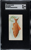1889 N8 Allen & Ginter Goldfish Fish From American Waters SGC 1 front of card