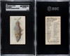 1889 N8 Allen & Ginter Haddock Fish From American Waters SGC A front and back of card