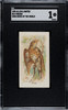 1890 N23 Allen & Ginter Thrush Song Birds of the World SGC 1 front of card