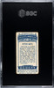 1908 Ogden's Cigarettes Peter Gotz #40 Pugilists & Wrestlers SGC 1.5 back of card