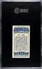 1908 Ogden's Cigarettes Bill Lang #62 Pugilists & Wrestlers SGC 4 back of card