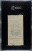 1910 Mogul Cigarettes S77 Silks Grover Alexander U.S. Presidents SGC 3.5 back of card