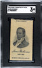 1910 Mogul Cigarettes S77 Silks James Buchanan U.S. Presidents SGC 3 front of card