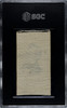 1910 Mogul Cigarettes S77 Silks James K Polk U.S. Presidents SGC 3 back of card