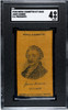 1910 Mogul Cigarettes S77 Silks James Monroe U.S. Presidents SGC 4 front of card