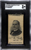 1910 Mogul Cigarettes S77 Silks William McKinley U.S. Presidents SGC 3 front of card