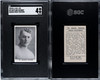 1923 B.I. & Co., Ltd. Battling Levinsky #37 Famous Prize-Fighters SGC 4 front and back of card