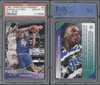 1993 Upper Deck European Shaquille O'Neal Michael Jordan on Card #4 PSA 10 front and back of card