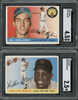 1955 Topps Willie Mays and Al Kaline